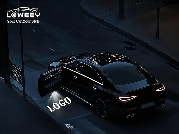 インポート　ライト　オブジェ Amazon.com: Car Door Lights Logo Projector Puddle Lights