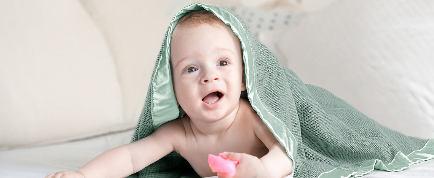 waffle baby blanket