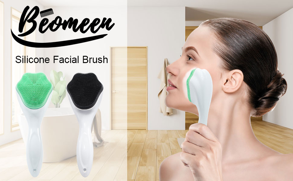 Silicone face brush