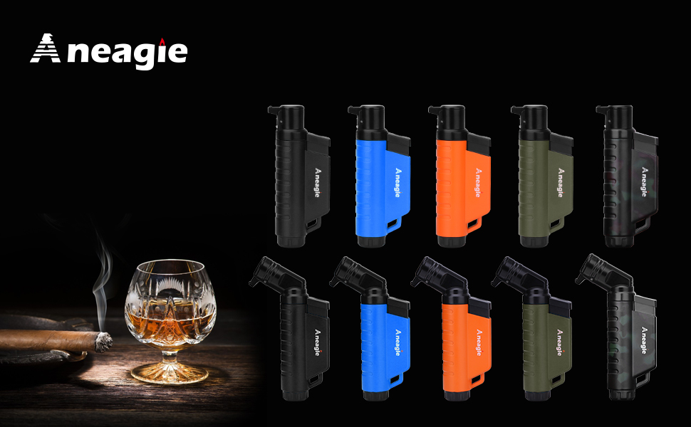 Aneagle Lighters Torch Lighters 2 Pack Adjustable Jet Flame