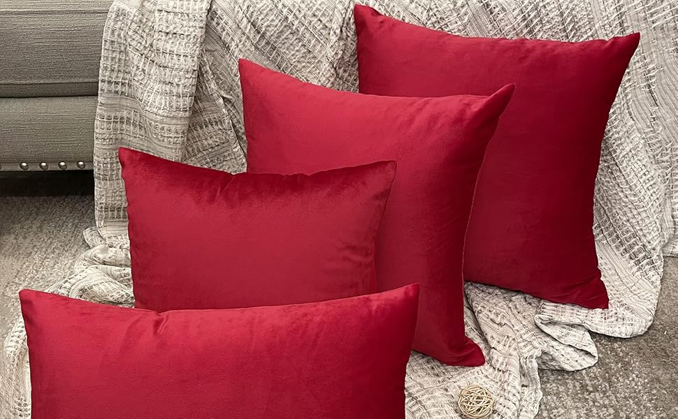 Allbright オーブライド クッションカバー くっしょん ベルベット 無地 Amazon.co.jp: Allbright オーブライド クッションカバー