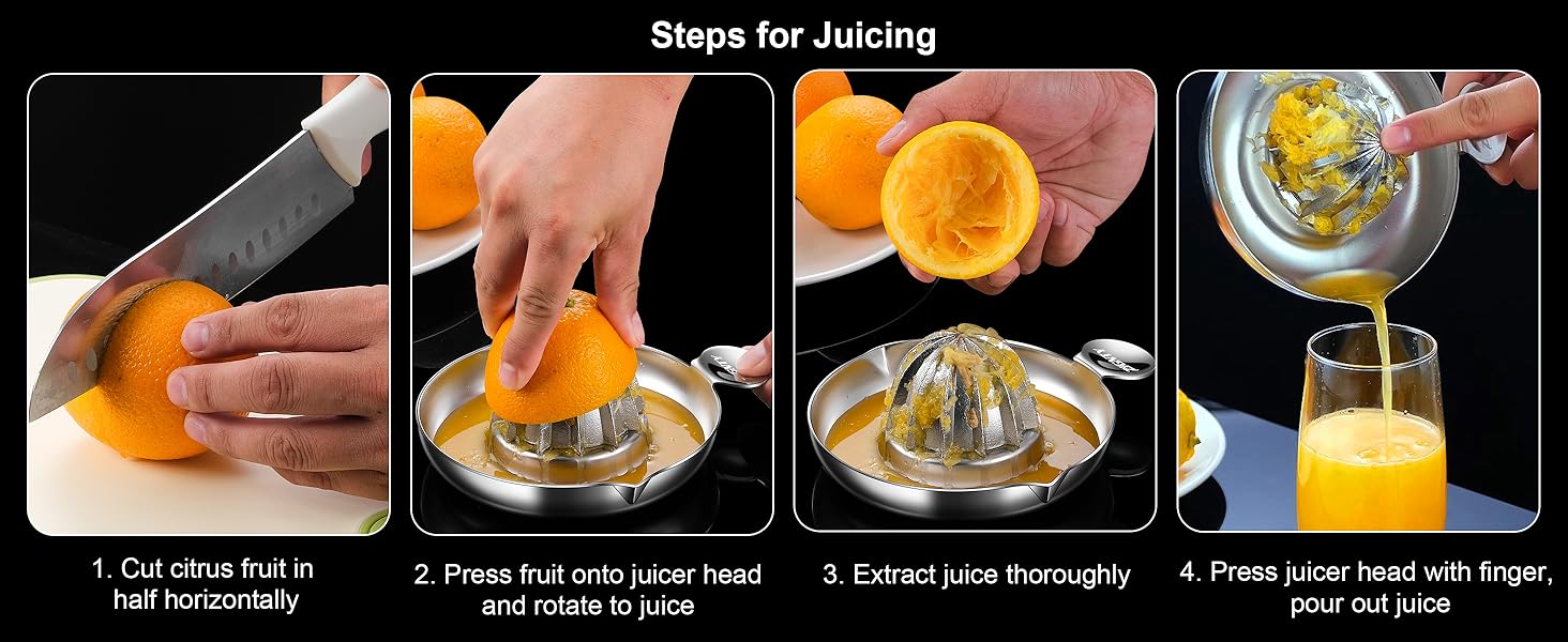 Hand Press Juicer Efficient Juicing
