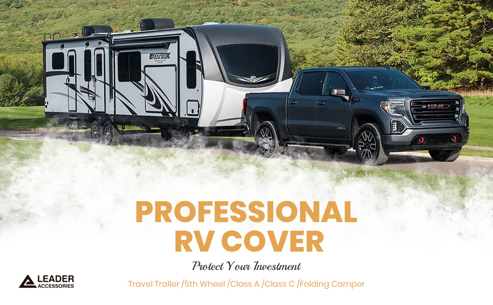 Leader Accessories Easy Setup RV Cover Extra Thick 5 Layers