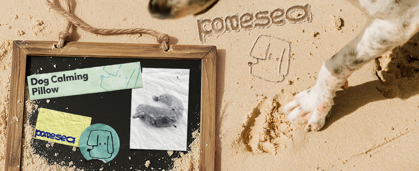 1 pomesea Dog Calming Pillow