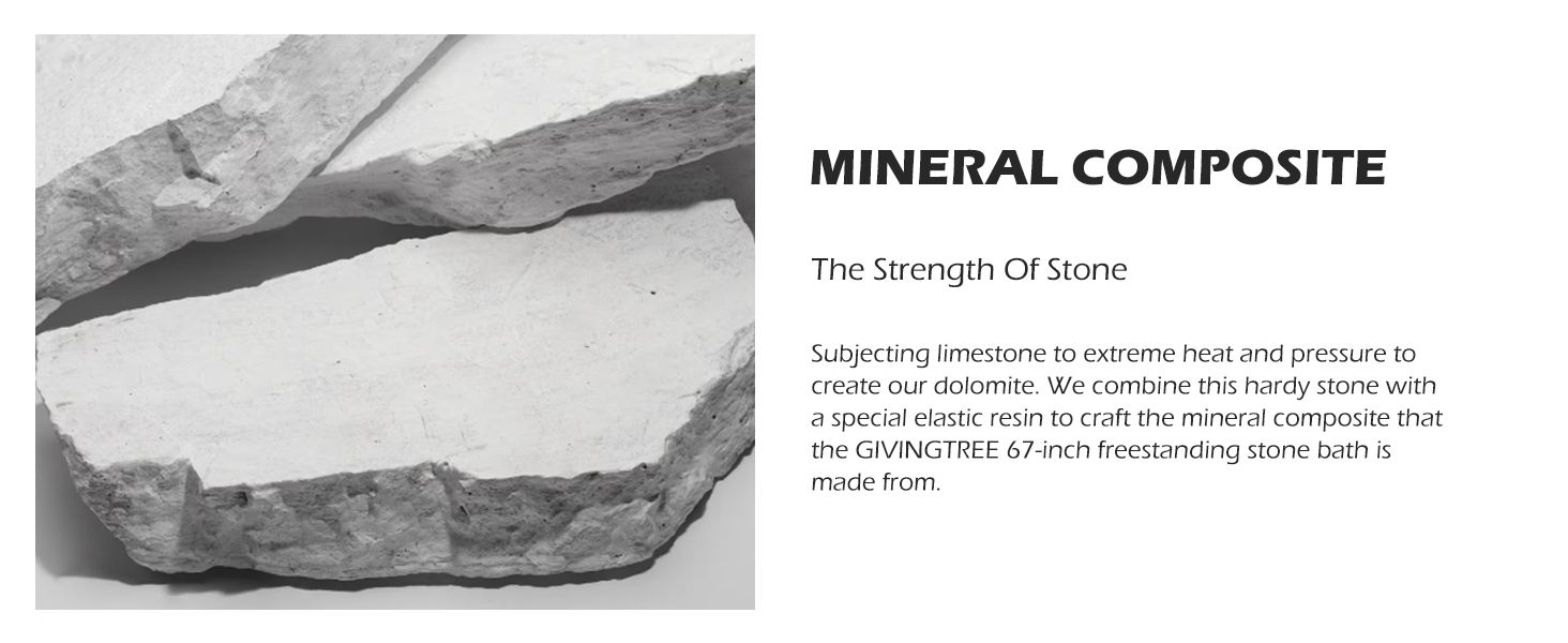 Freestanding Tub in Matte White Stone Resin