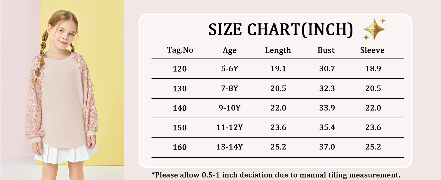 Sudadera de lentejuelas para niñas