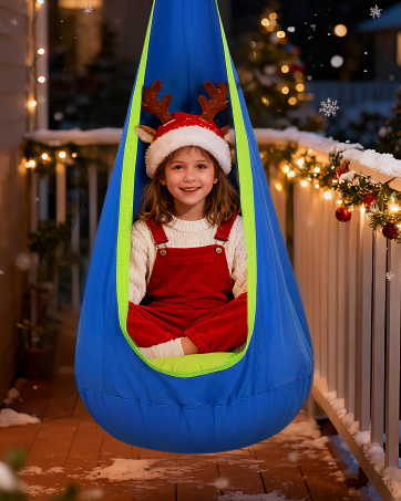 Y- STOP Kids Pod Swing Seat, Hanging Hammock Chair Swing with Inflatable Pillow, Sensory Swing Chair with Pocket for Outdoor and Indoor (Pink and Blue) 10 e718cf46 d626 4600 ab09 bc3d430f44c0. CR0,0,362,453 PT0 SX362 V1