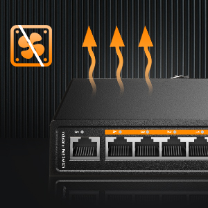 5 port industrial poe switch