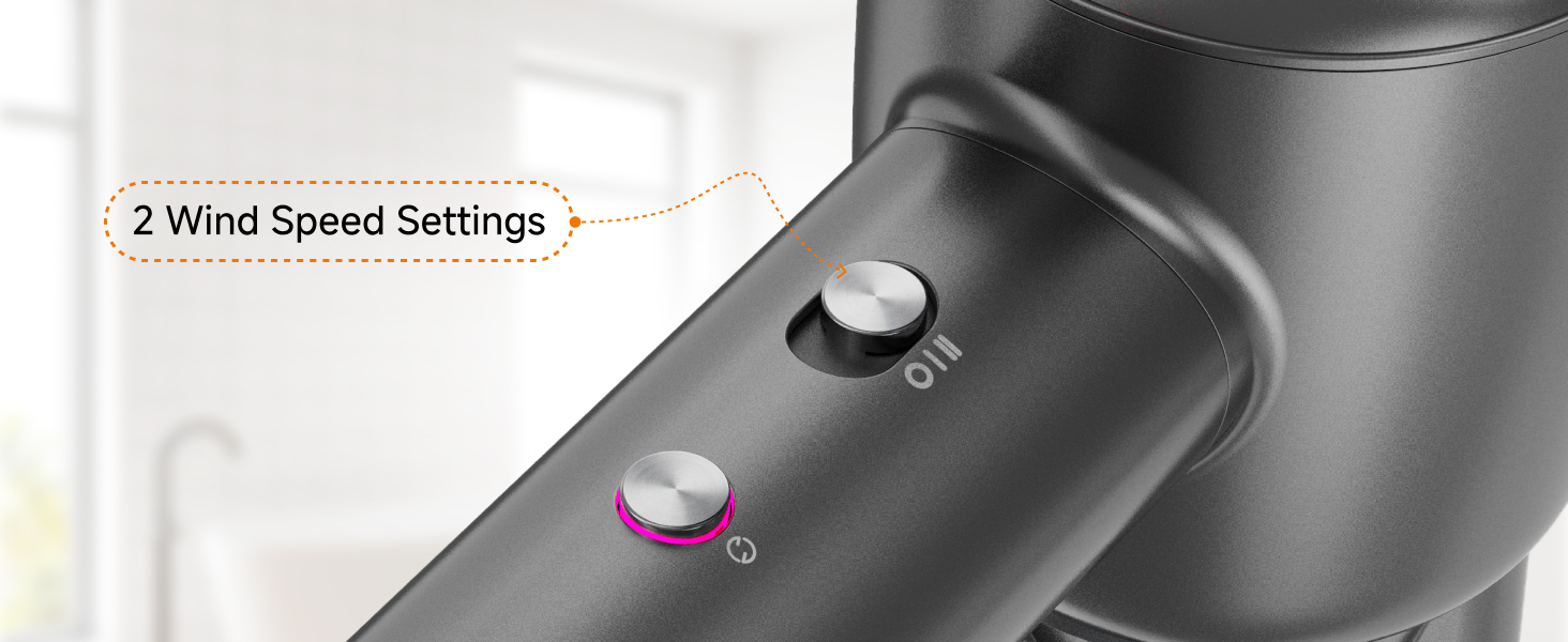 Hair Dryer Diffuser Best High Speed Blow dryer Negative Ion Heat Control Women Men Quiet Fast Drying