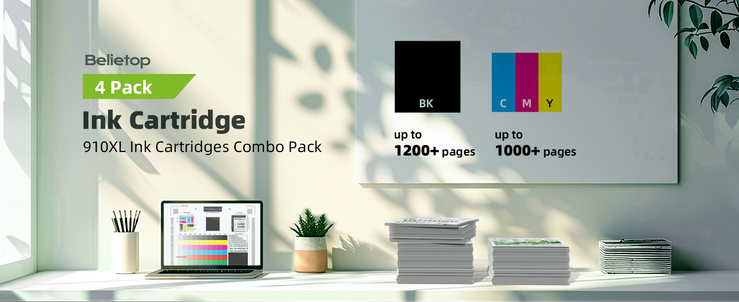 hp 910xl ink cartridges combo pack