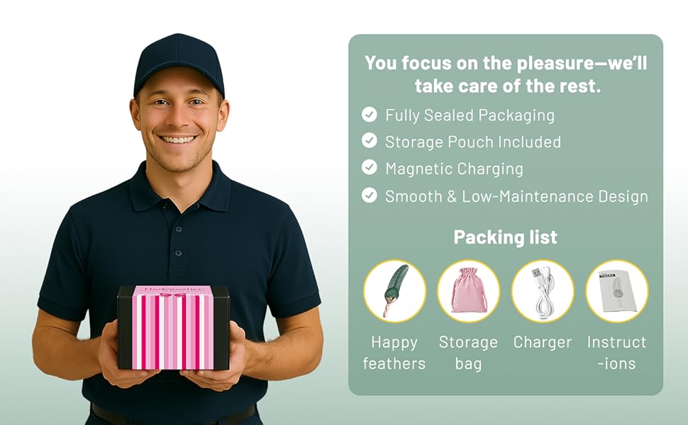 You focus on the pleasure