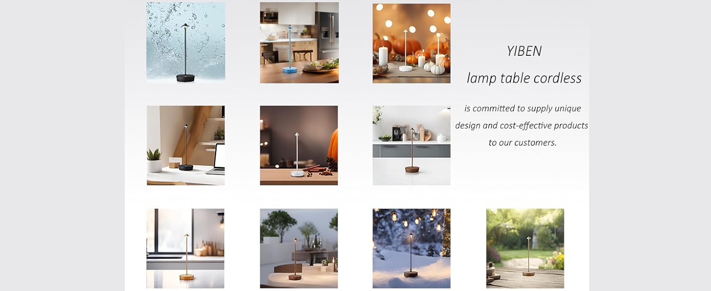 2Pack Rechargeable Cordless Table Lamp