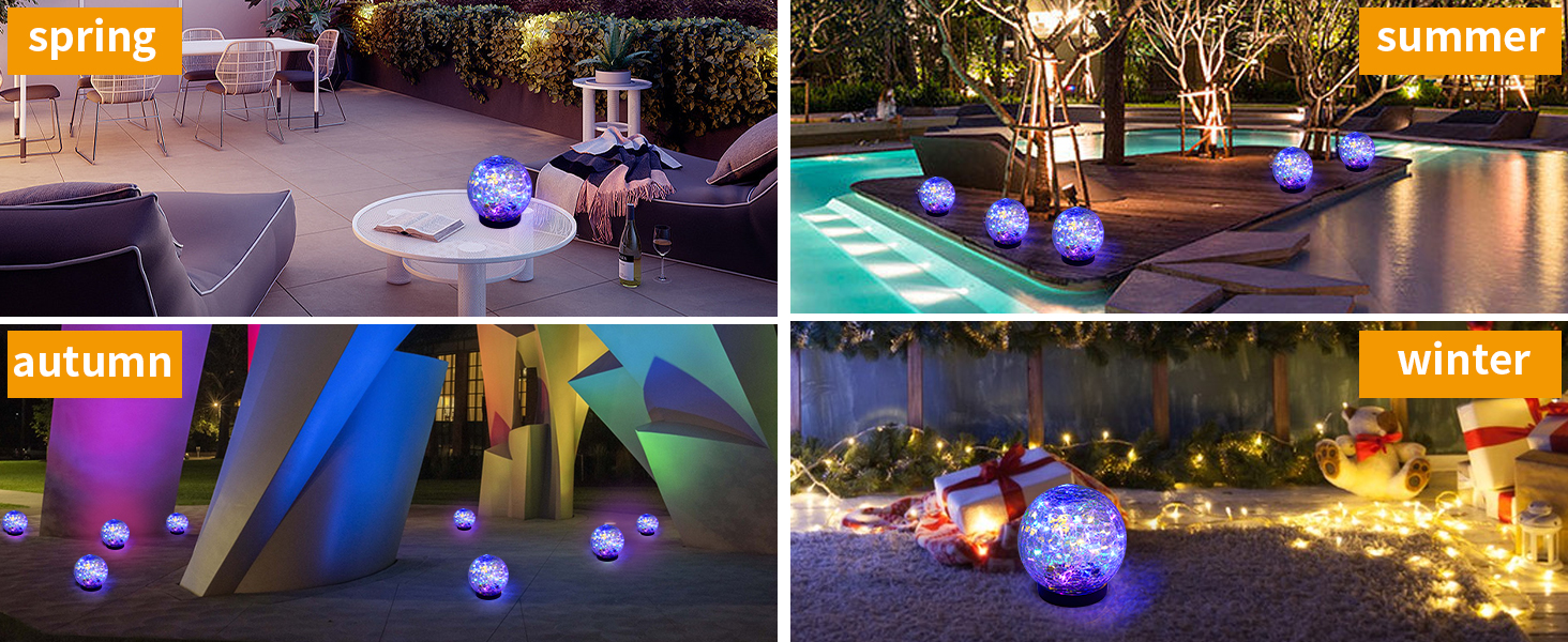 Solar Balls for Garden