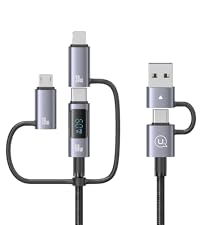 4-in-1データケーブル電話スタンド、多機能リトラクタブルUSBタイプC Amazon.co.jp: エレコム 充電ケーブル 4in1 [USB-C or USB-A