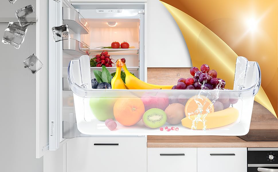Wibefel Lower Door Shelf Bin fits Frigidaire FFSS2615TP2