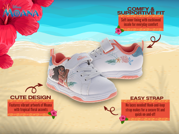 靴 moana Amazon.com | Disney Princess Moana Shoes for Girls Fashion