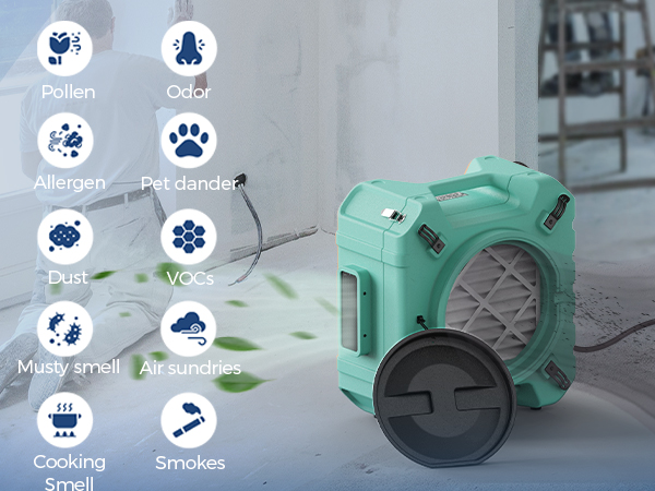 air scrubber hepa filter