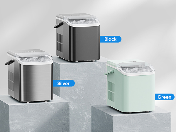 Countertop Ice Maker Ice Machine, Portable Self-Cleaning Ice Machine