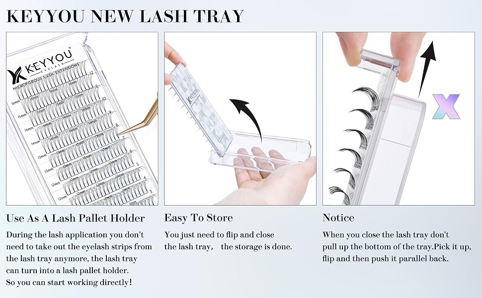 premade pre-made pre made fans fanned lash eyelash extensions 3D 4D 5D 6D 7D 8D C D curl