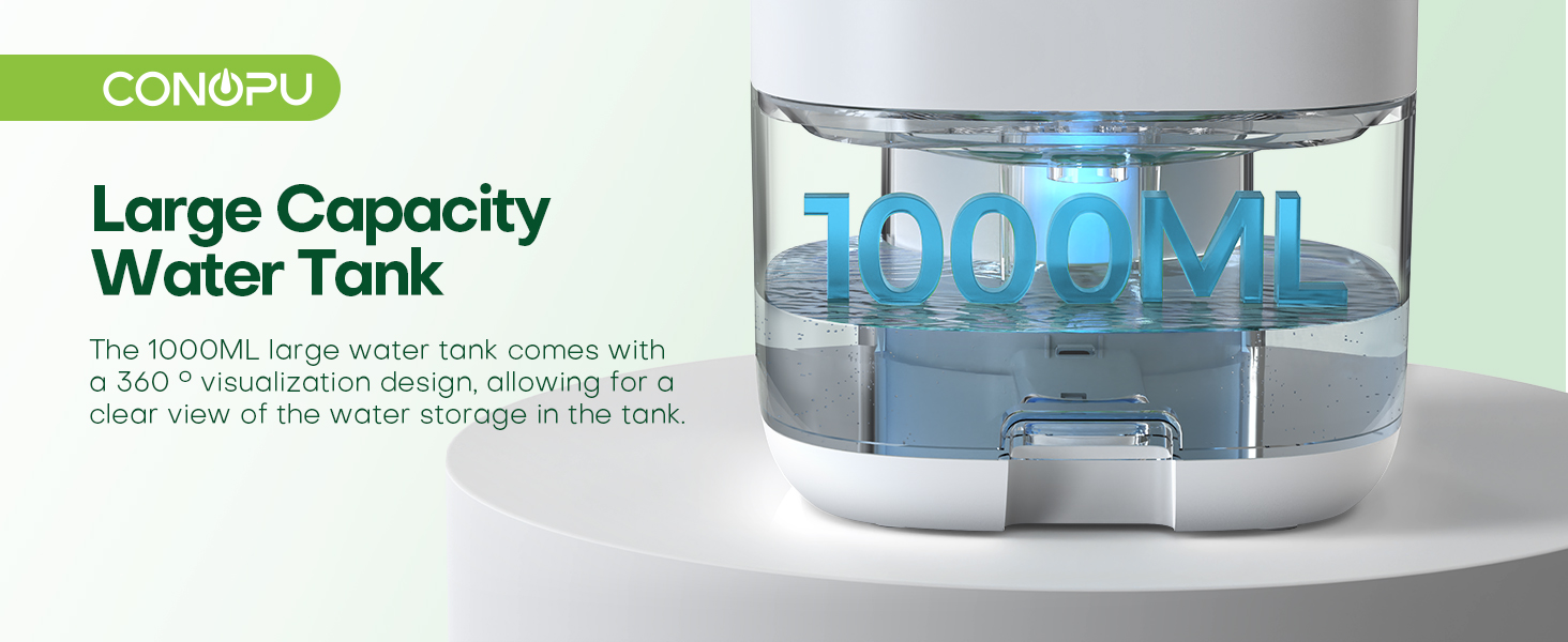 a water tank comes with a filter, allowing for a full range of household items in the tank.