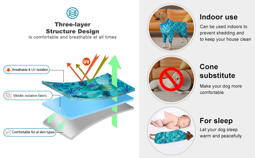 LovinPet Dog Sweatshirt Large Breed Pet Anxiety Calming