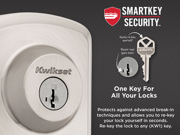 Kwikset Henley Deadbolt SmartKey Security