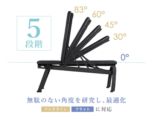 可変式トレーニングベンチ 黒 楽天市場】トレーニングベンチ 耐荷重150Kg インクライン ベンチ