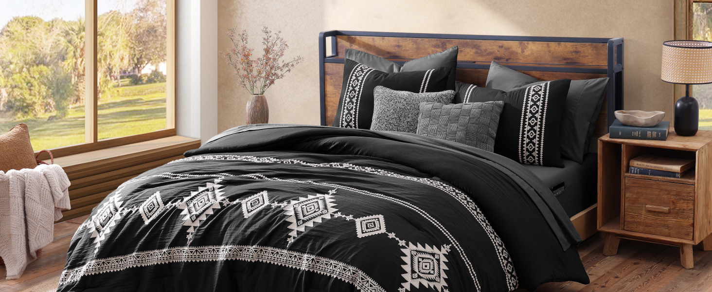 black comforter set