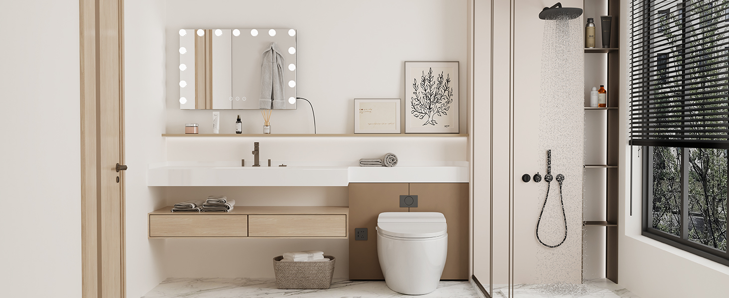 a bathroom with a toilet and a sink.