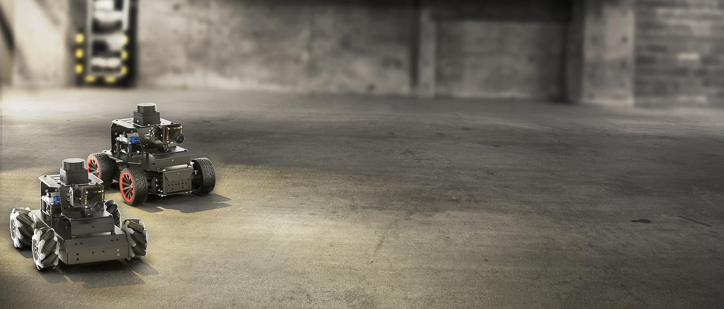 Amazon.com: Robot Car for Raspberry Pi 5 ROS2 Programmable AI Vision ...