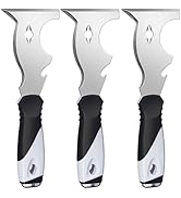 Mister Rui Paint Scraper, 3 Pack, Multi-Use Paint Tools Putty Knife 10-1, Paint Scraper Tools for...