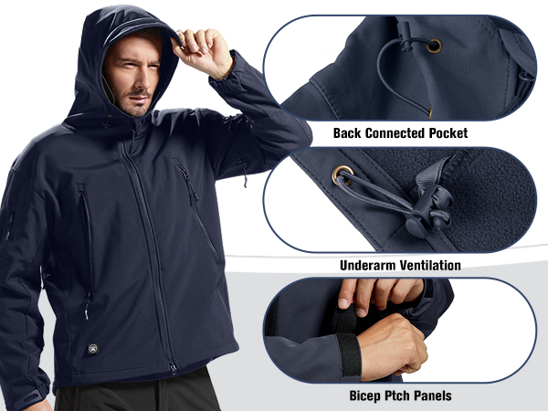 Mens Waterproof Softshell Jacket