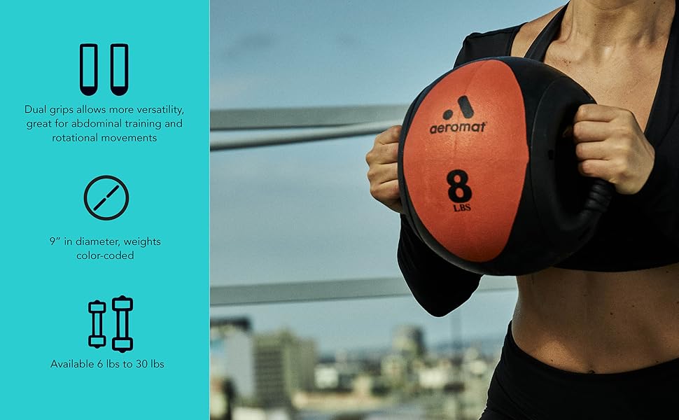 people exercising with dual grip balls