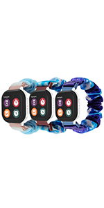 sync up kids watch band scrunchie