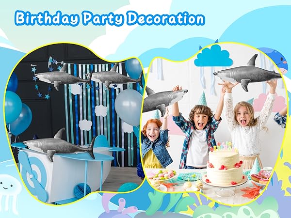 Amazon.com: ILEISURELY 3PCS Inflatable Shark Pool Toys, 25