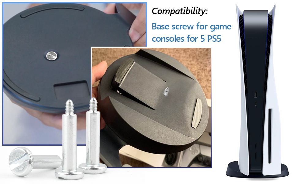 3PCS Base Stand Screw for Game Consoles for Sony Playstation 5 PS5
