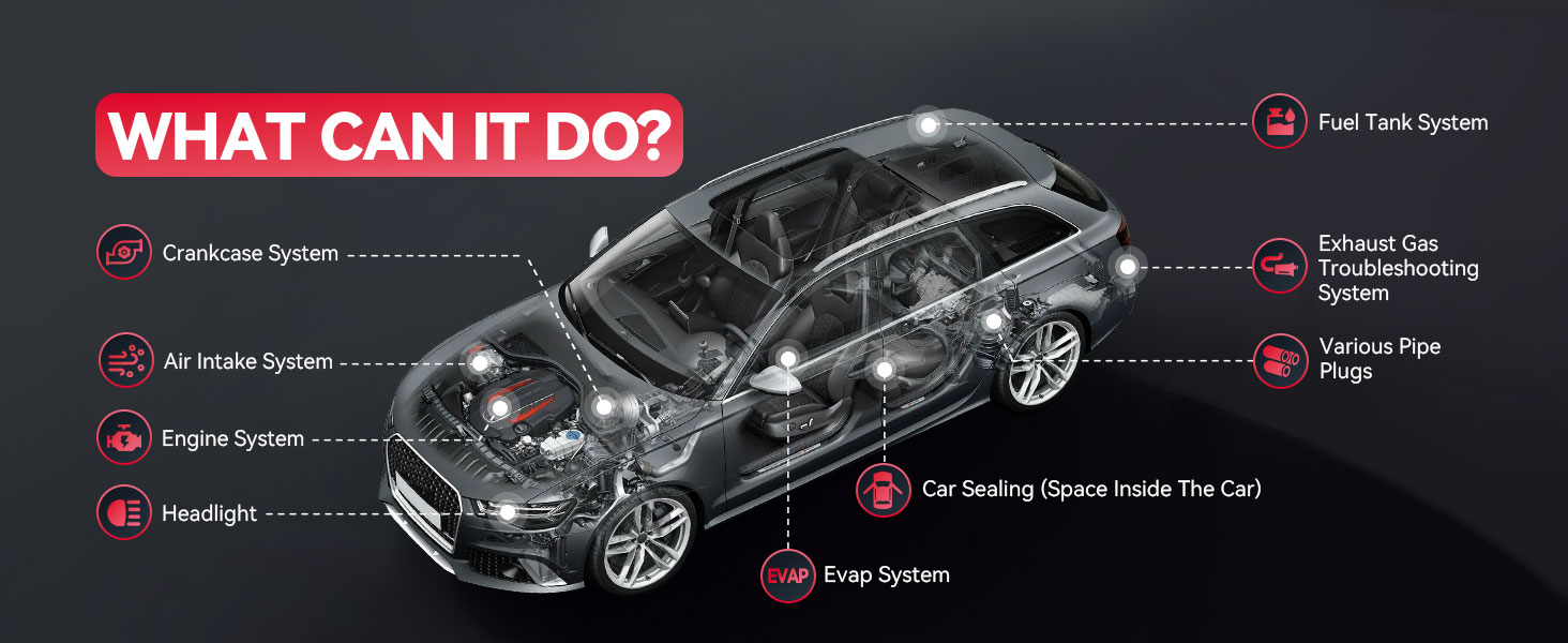 Automotive Smoke Machine Leak Detector