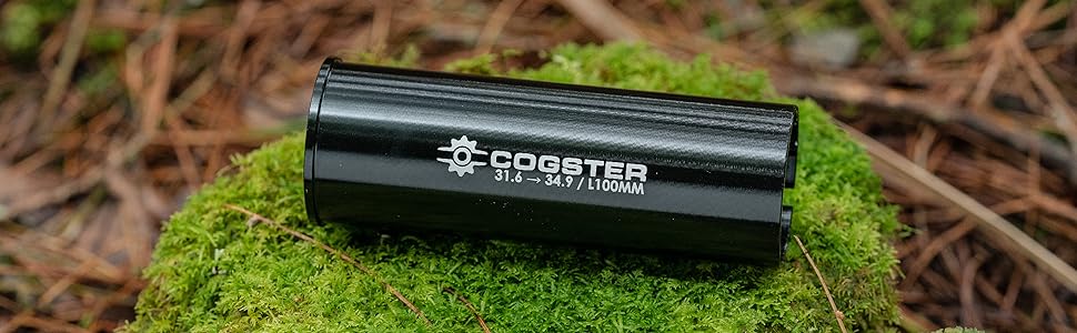 cogster seat tube reducer adapter 31.6mm to 34.9mm