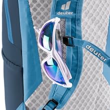 Speed Lite 13 blue showing the glasses stow loop on the shoulder strap