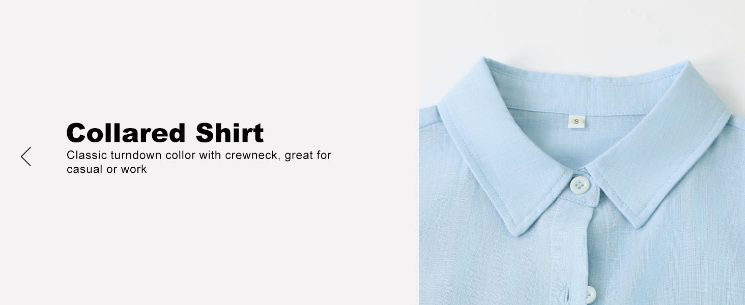 linen button down shirt women