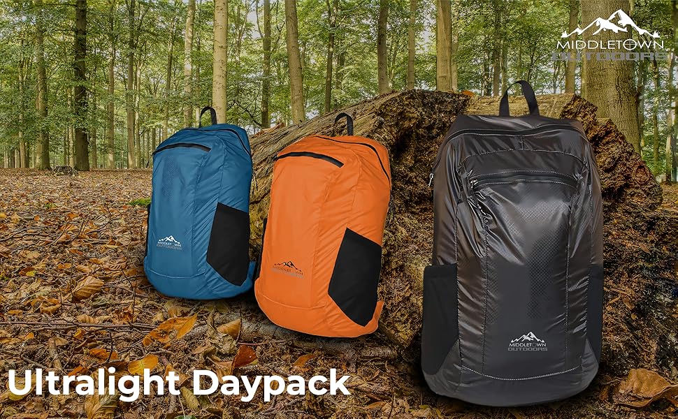 Amazon.com: MIDDLETOWN OUTDOORS Daypack Ultralight Foldable