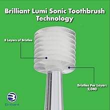 brilliant lumi travel sonic electric toothbrush for trip on the go battery operated