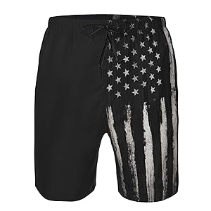 メンズウェア HIIT CHECK BEACH SHORTS / BLACK WATCH Amazon.com: Mens Swim Trunks, Vintage Distressed Black