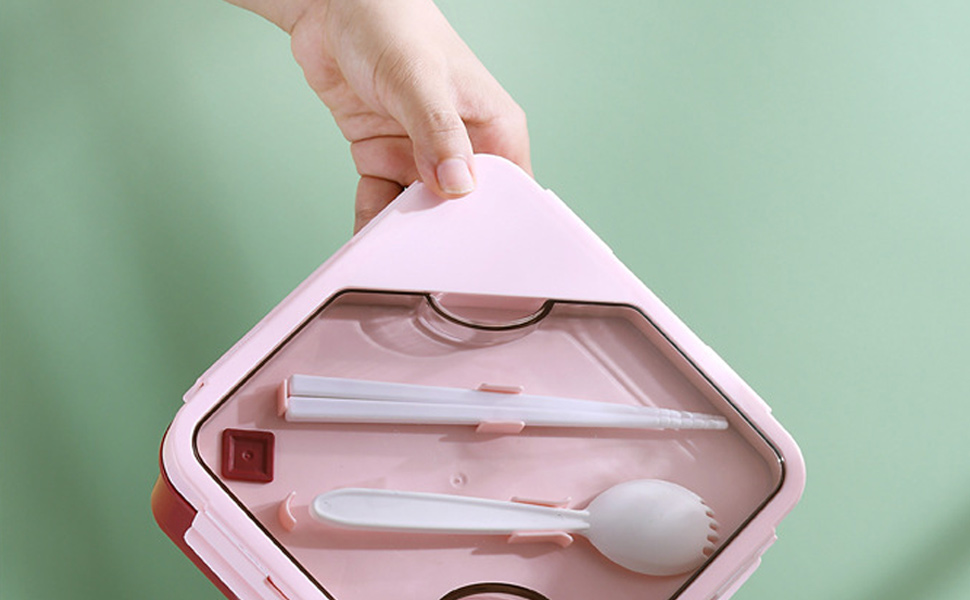 Rectangle Lunch Boxes With Utensils