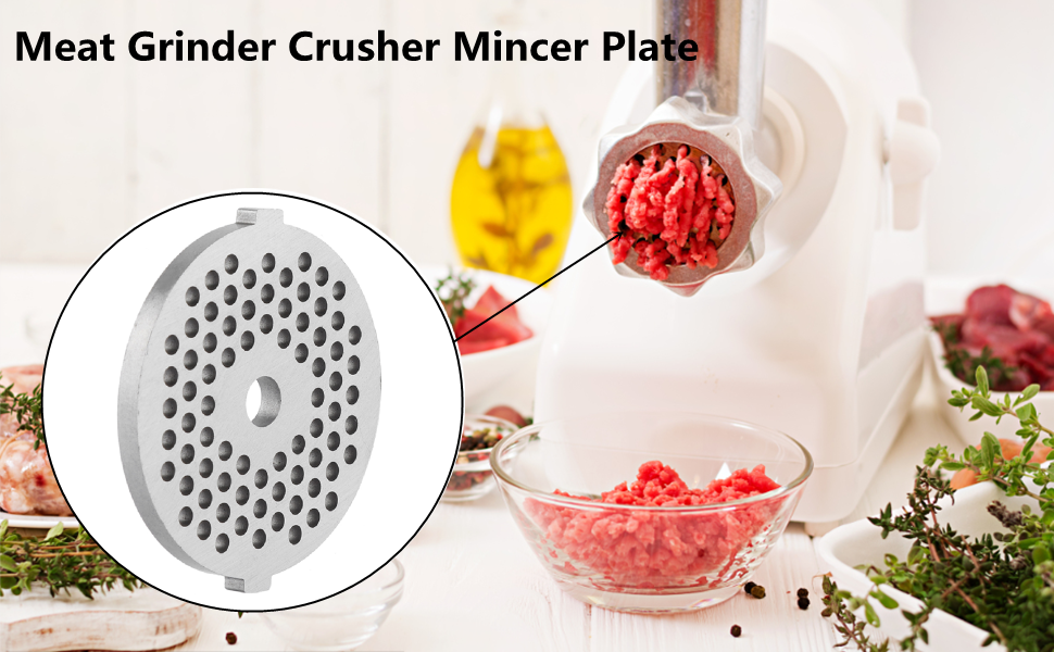 2PCS Meat Grinder Crusher Mincer Plate Disc Knife 3/7mm for Noodles