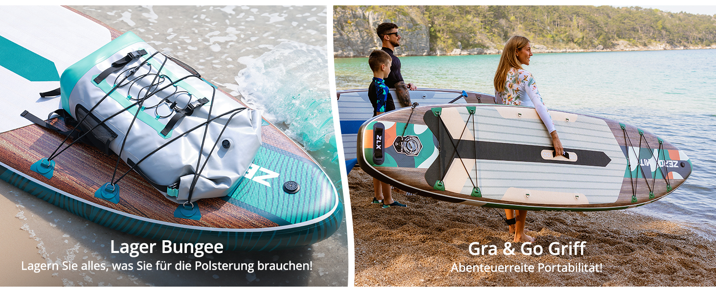 Stand Up Paddle Board mit SUP Board Sitz