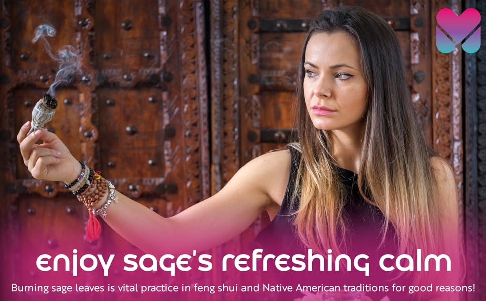 MECKA Home Cleansing and Smudging Kit for Cleansing Home of