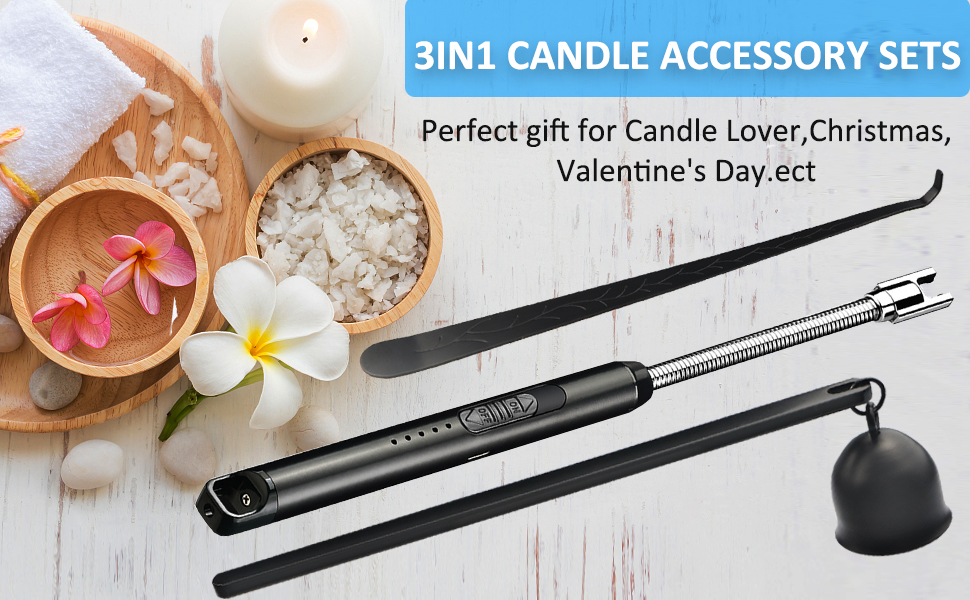 Candle Accessory Set, Electric Candle Lighter,Candle