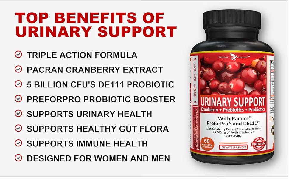 top benefits of urinary support