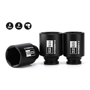 Large, high-contrast size marking is permanently laser etched and easy to read, even in low light.